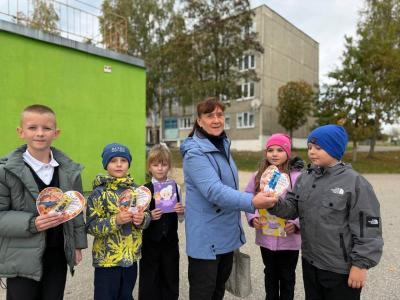 Районная акция «Цветок за прожитые годы»