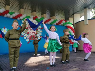 концерт дошкольников в День Победы