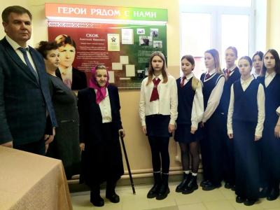 Открытие экспозиции в Сеньковщинской СШ